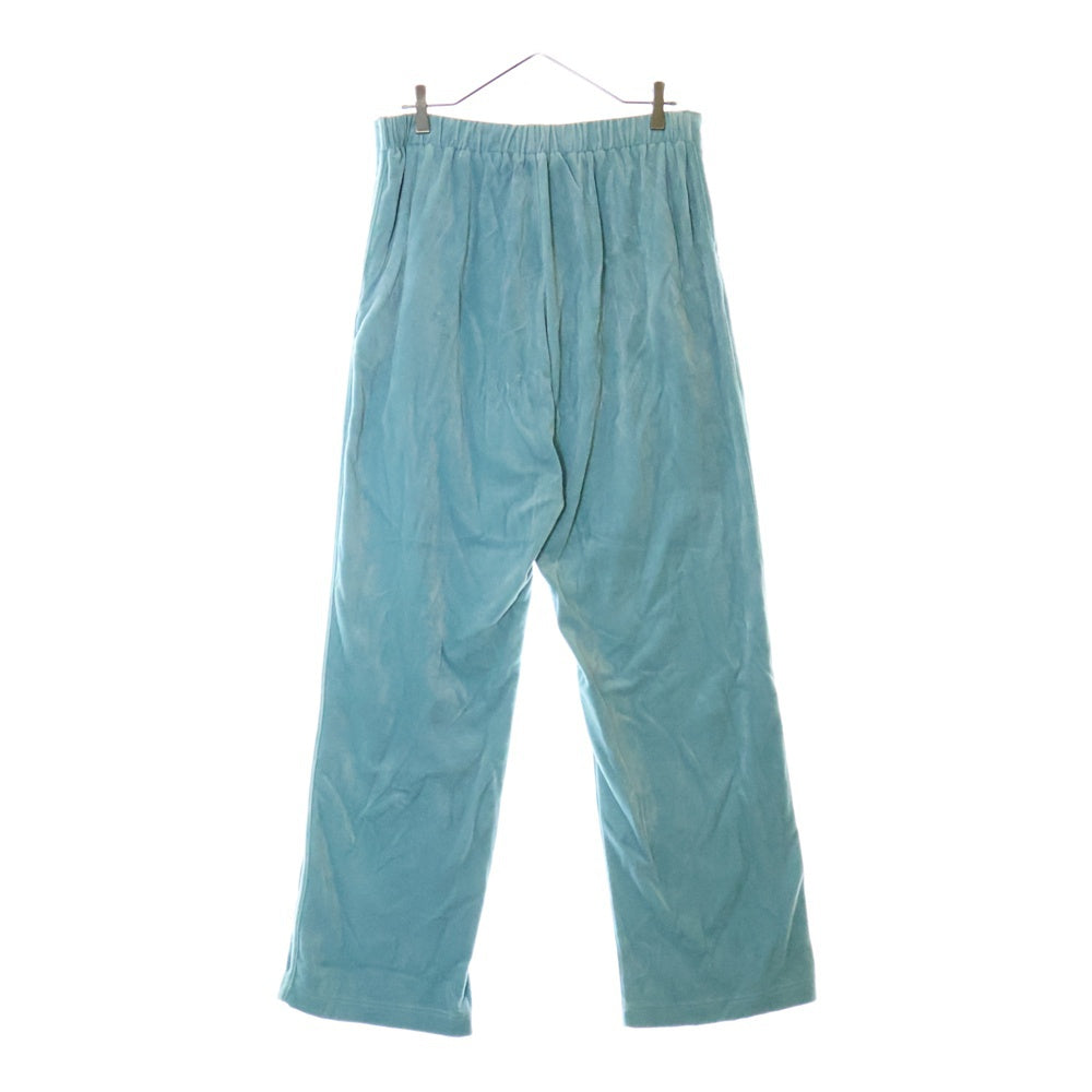 AURALEE(オーラリー) ORGANIC COTTON VELOUR PANTS ベロアトラックパンツ ブルー A22SP02CV