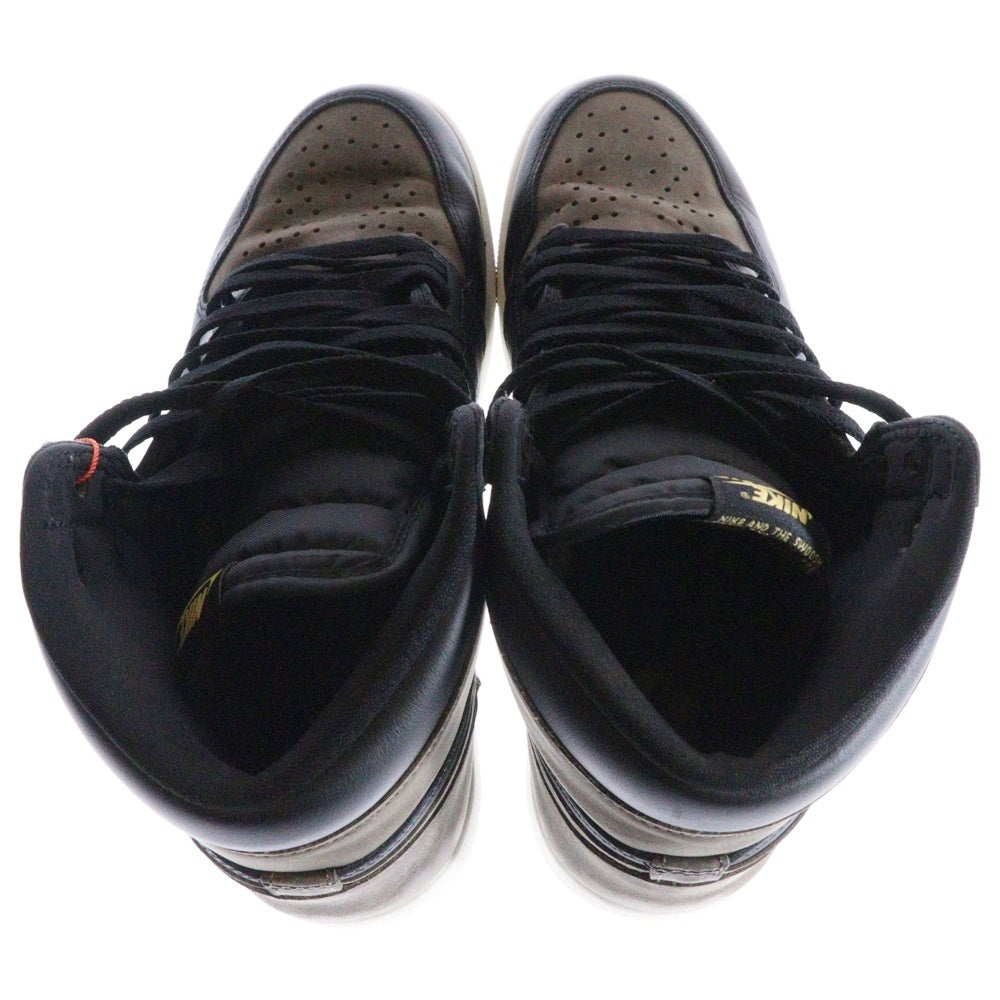 NIKE(ナイキ) AIR JORDAN1 RETRO HIGH OG エアジョーダン1 パロミノ ハイカットスニーカー ブラウン/ブラック US10/28cm DZ5485-020