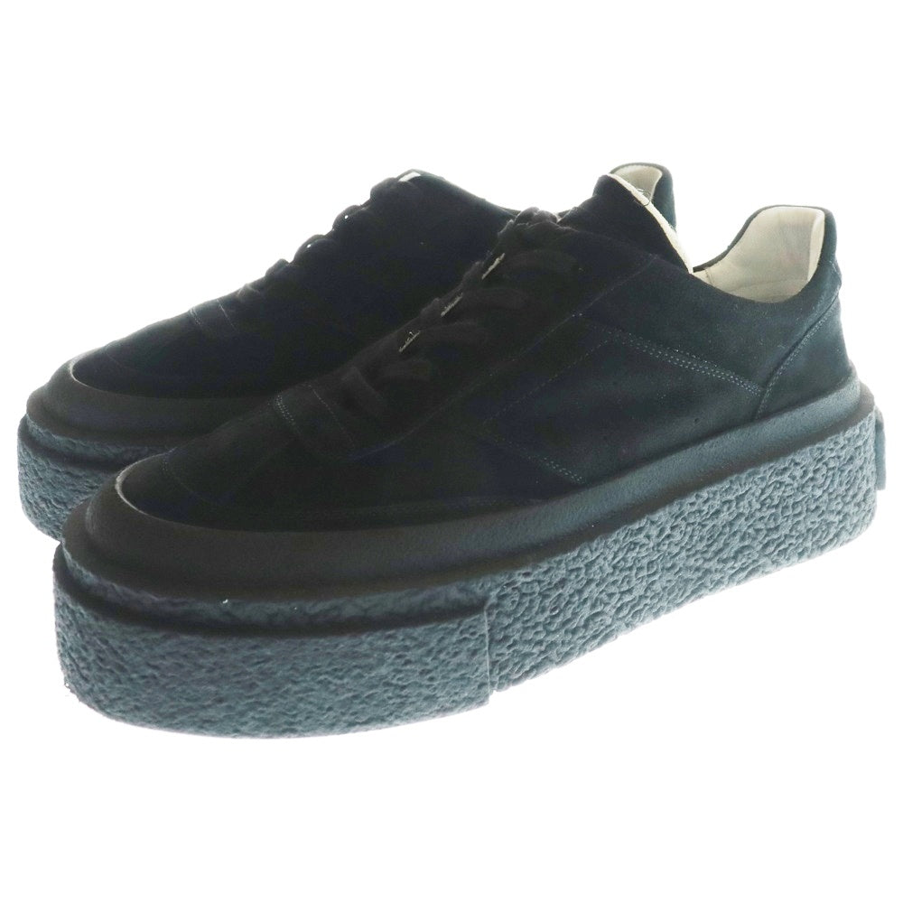 MM6 Maison Margiela(エムエムシックスメゾンマルジェラ) GAMBETTA SNEAKERS スウェード ローカットスニーカー ブラック S59WS0205