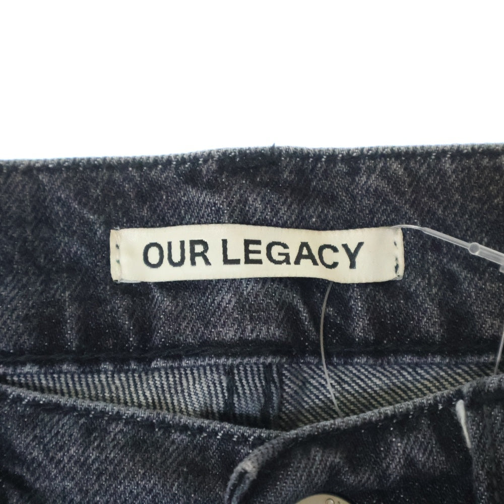 OUR LEGACY(アワーレガシー) Third Cut Black Slash Denim デニムパンツ グレー M4215TB