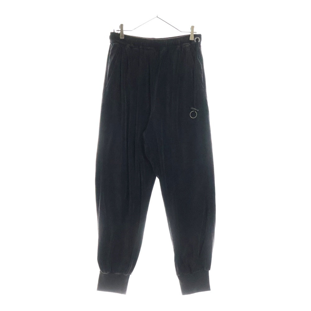 ANCELLM(アンセルム) ×barbell object ab suit Steel バーベルオブジェクト セットアップ ベロアトラックパンツ ベロアトラックジャケット ブラック bo-24a-anc01