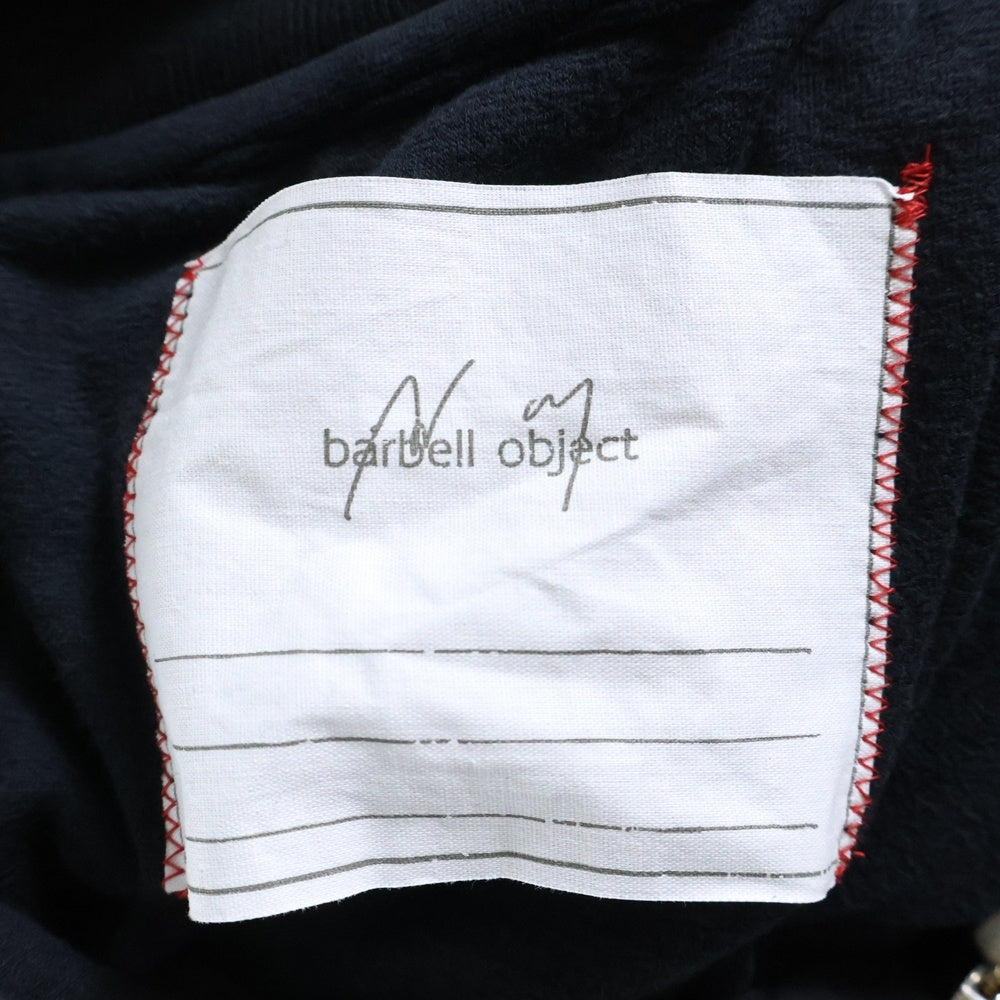 ANCELLM(アンセルム) ×barbell object ab suit Steel バーベルオブジェクト セットアップ ベロアトラックパンツ ベロアトラックジャケット ブラック bo-24a-anc01