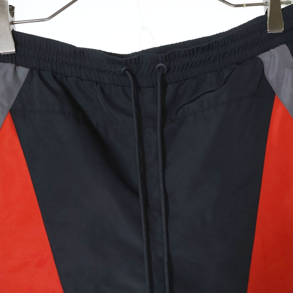 KITH(キス) Turbo Nylon Shorts ロゴプリント ナイロンショーツ ハーフパンツ レッド/ブラック