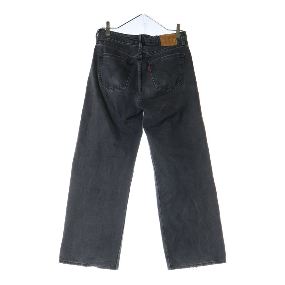 Levi's premium(リーバイスプレミアム) LOW LOOSE JEANS ストレートデニムパンツ ワイドパンツ ブラック PC9-A5566-0000