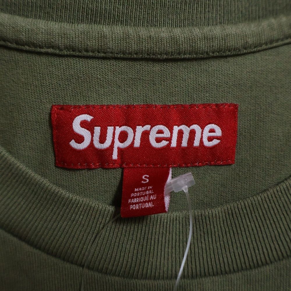 SUPREME(シュプリーム) 24SS Small Box Logo Tee スモールボックスロゴ クルーネック半袖Tシャツ カットソー カーキ