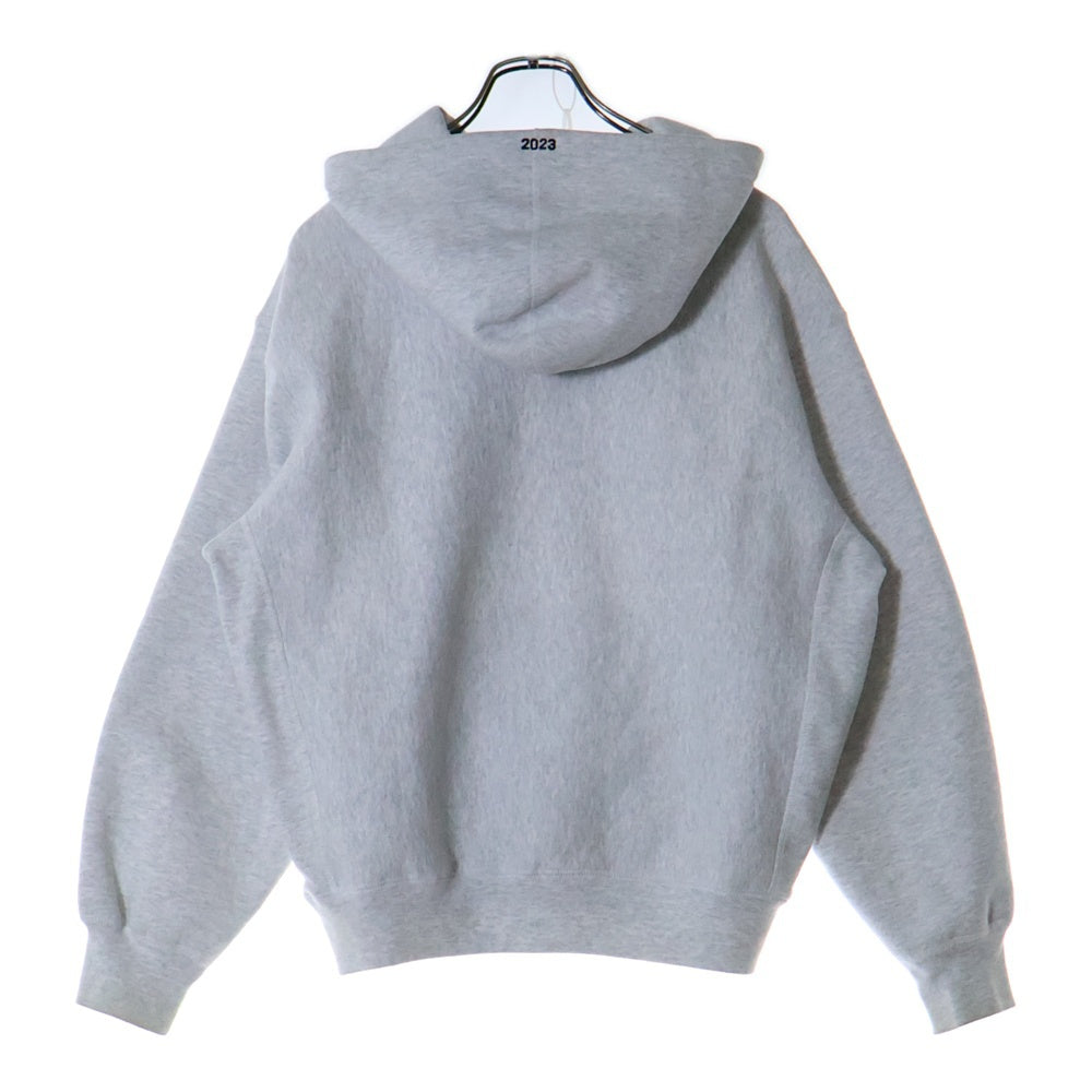 SUPREME(シュプリーム) 23AW Box Logo Hooded Sweatshirt カモフラボックスロゴフーディー プルオーバースウェットパーカー グレー