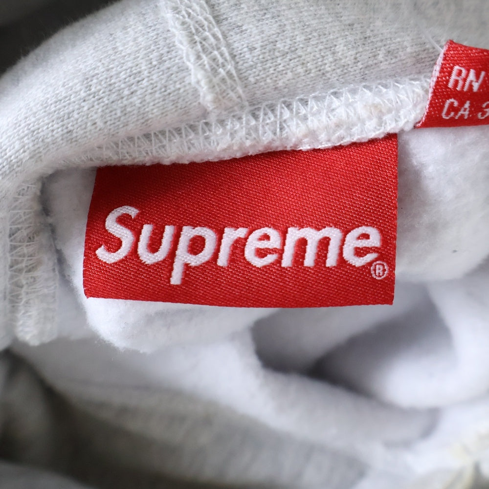 SUPREME(シュプリーム) 23AW Box Logo Hooded Sweatshirt カモフラボックスロゴフーディー プルオーバースウェットパーカー グレー