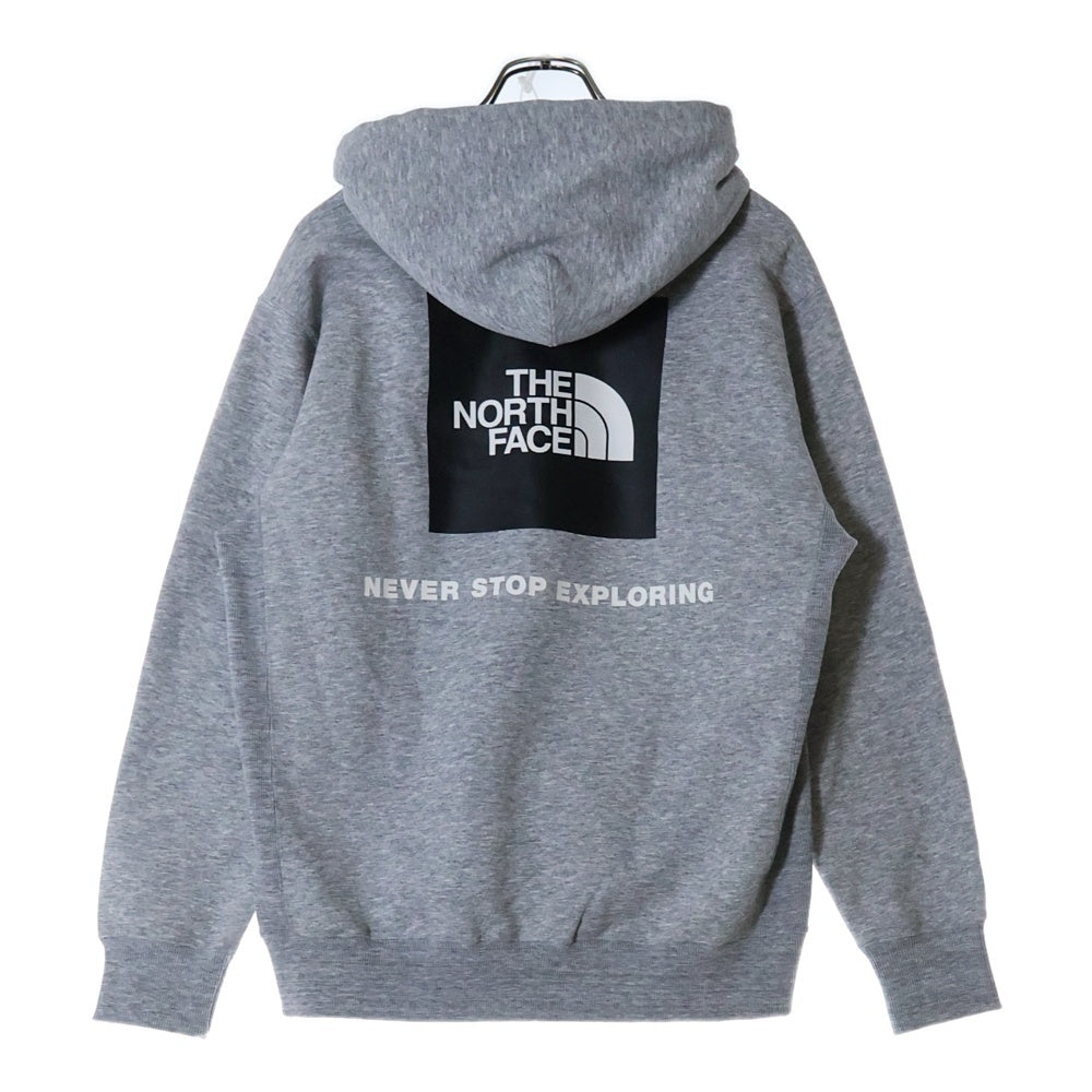 THE NORTH FACE(ザノースフェイス) バックスクエアロゴ プルオーバーパーカー スウェット グレー NT62348