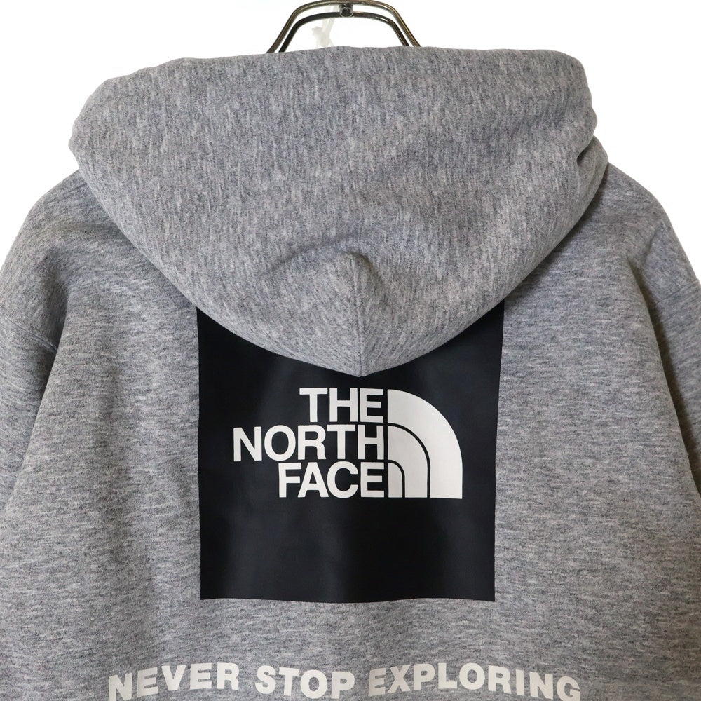 THE NORTH FACE(ザノースフェイス) バックスクエアロゴ プルオーバーパーカー スウェット グレー NT62348