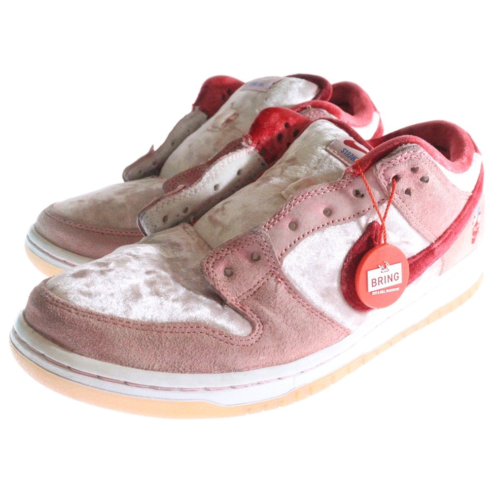 NIKE(ナイキ) ×STRANGELOVE DUNK LOW VALENTINES DAY ストレンジラブ ダンク バレンタインデー ローカットスニーカー ピンク US8.5/26.5cm CT2552-800