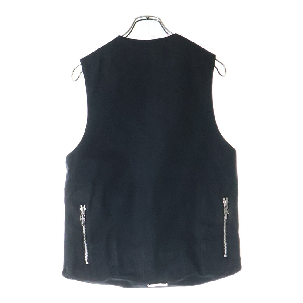 CHROME HEARTS(クロムハーツ) HUNTING DENIM BEST BS ハンティング デニム ベスト BSフレアボタン ブラック