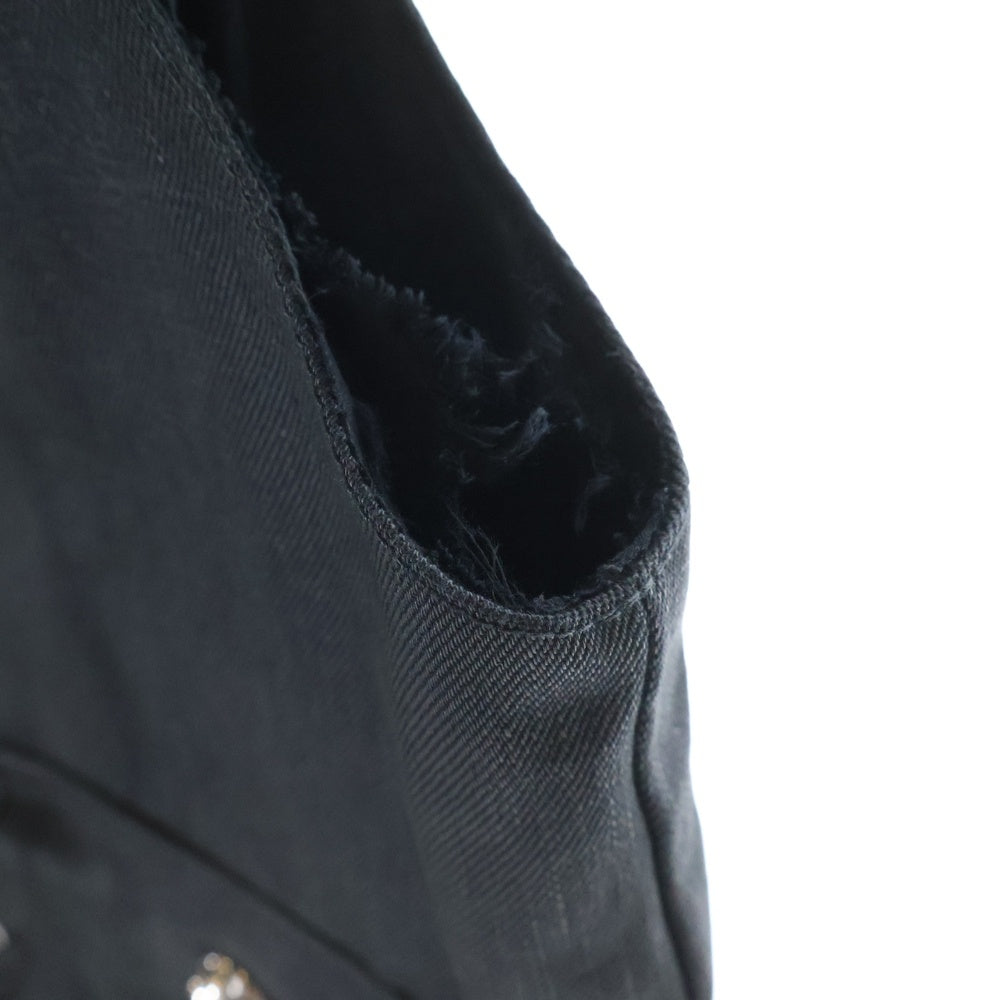 CHROME HEARTS(クロムハーツ) HUNTING DENIM BEST BS ハンティング デニム ベスト BSフレアボタン ブラック