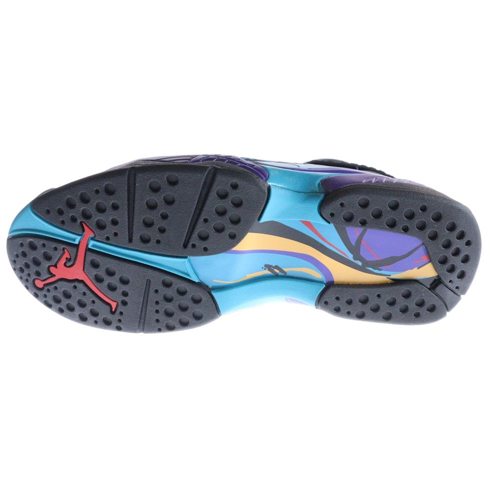 NIKE(ナイキ) AIR JORDAN 8 RETRO AQUA エアジョーダン8 レトロ アクア ハイカットスニーカー US9/27cm ブラック/ブルー 305381-006