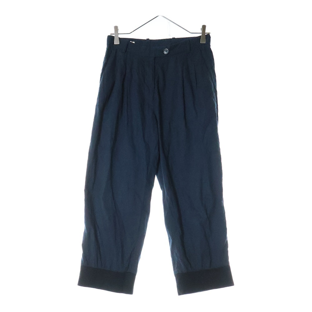 DRIES VAN NOTEN(ドリスヴァンノッテン) Wide Quilting Slacks Pants ワイドキルティングスラックスパンツ ネイビー