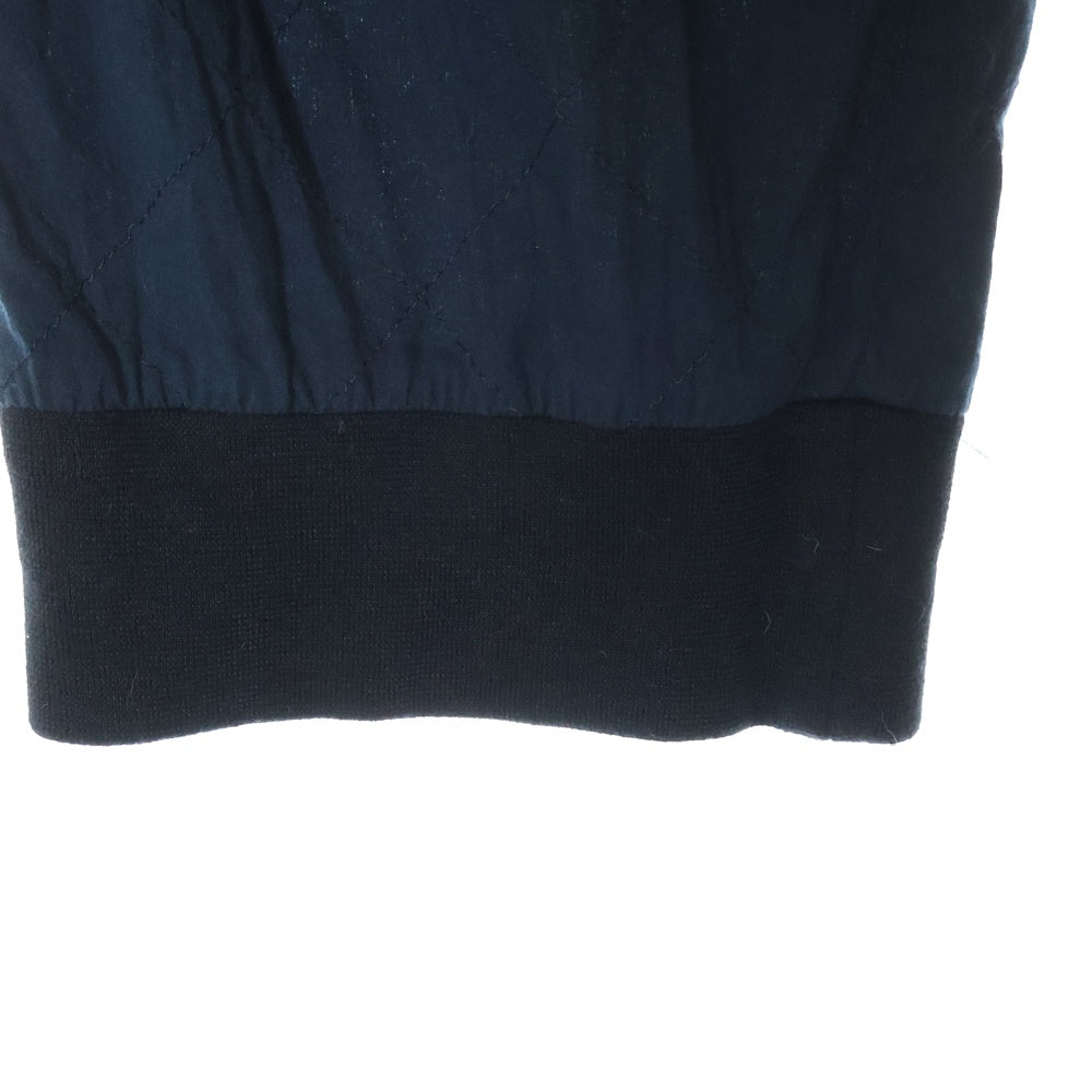 DRIES VAN NOTEN(ドリスヴァンノッテン) Wide Quilting Slacks Pants ワイドキルティングスラックスパンツ ネイビー