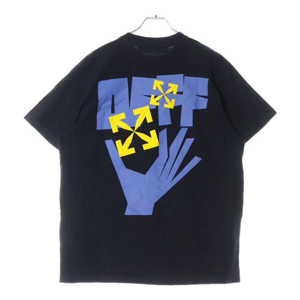 OFF-WHITE(オフホワイト) 21SS Hand T-Shirt 半袖Tシャツ ブラック OMAA038R21JER004