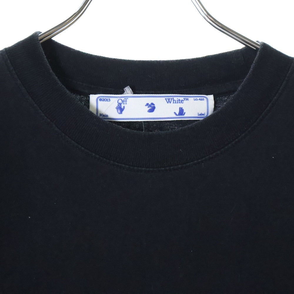 OFF-WHITE(オフホワイト) 21SS Hand T-Shirt 半袖Tシャツ ブラック OMAA038R21JER004