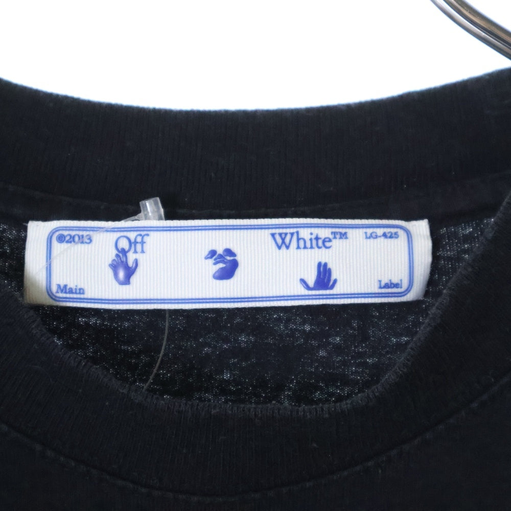 OFF-WHITE(オフホワイト) 21SS Hand T-Shirt 半袖Tシャツ ブラック OMAA038R21JER004