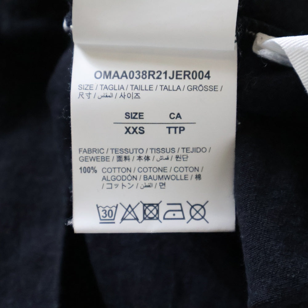 OFF-WHITE(オフホワイト) 21SS Hand T-Shirt 半袖Tシャツ ブラック OMAA038R21JER004
