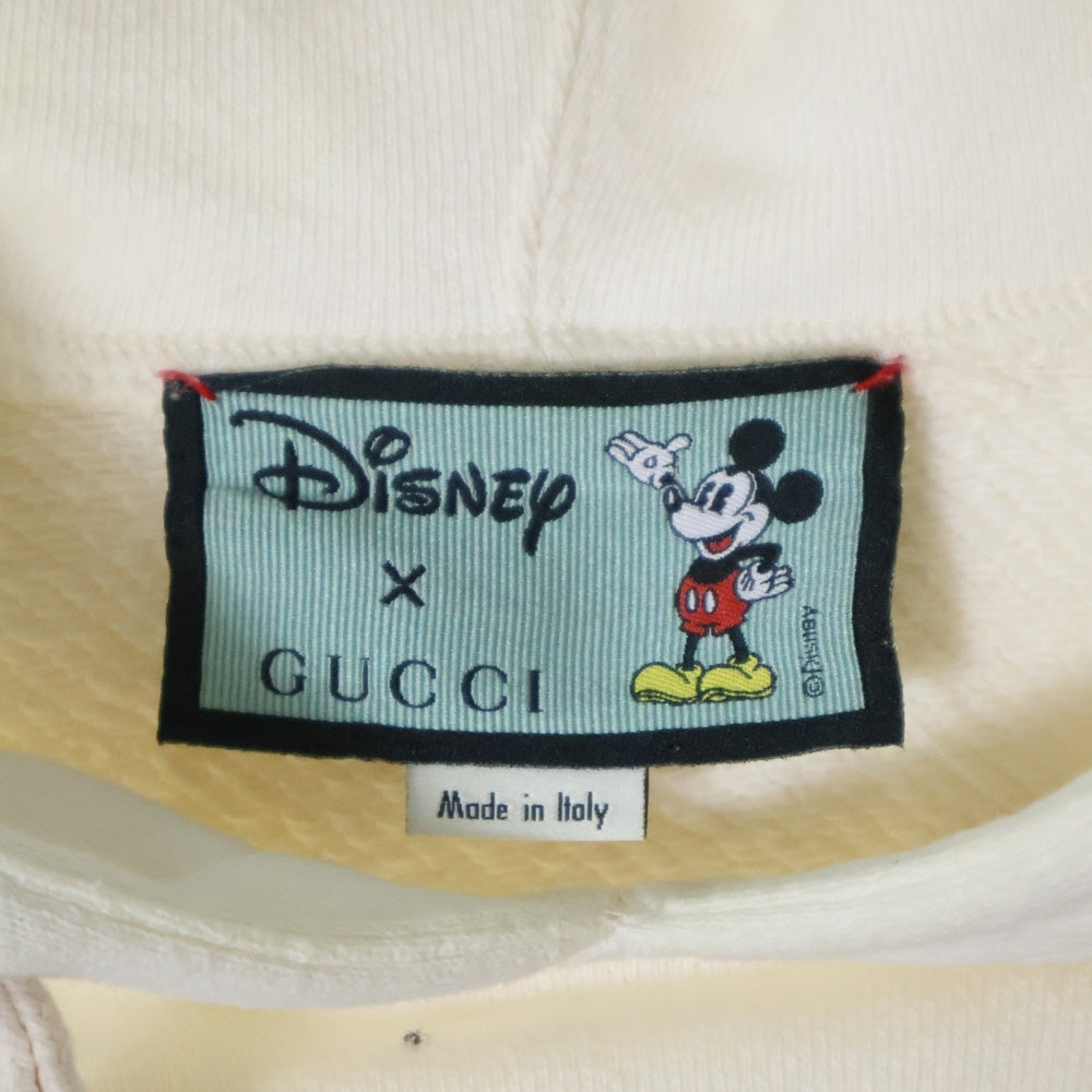 GUCCI(グッチ) ×Disney Hoodie ディズニー プルオーバースウェットパーカー フーディー ホワイト 469251 XJB8C