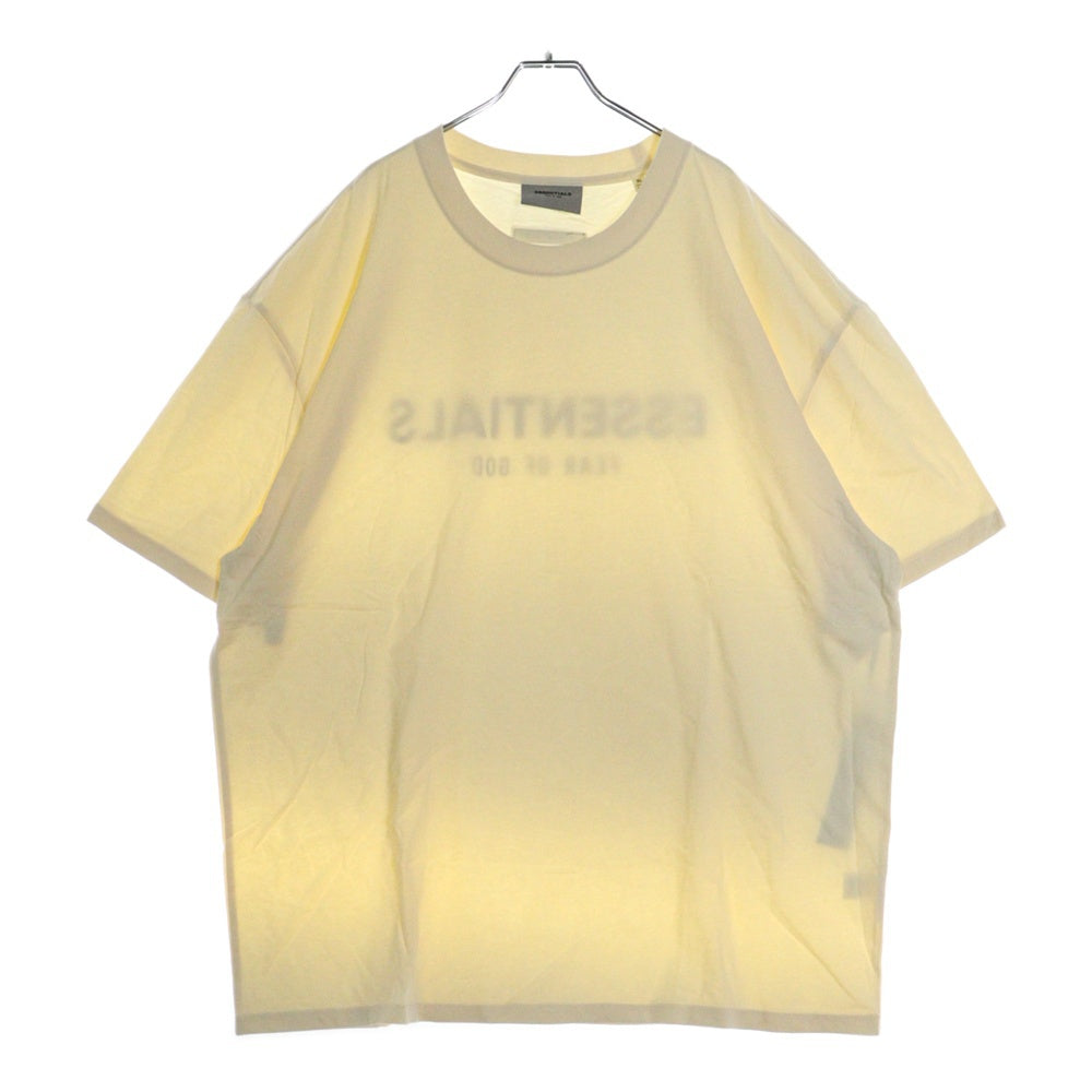 FEAR OF GOD ESSENTIALS(フィアオブゴッド エッセンシャルズ) S/S T-SHIRT バックラバーロゴ 半袖Tシャツ アイボリー