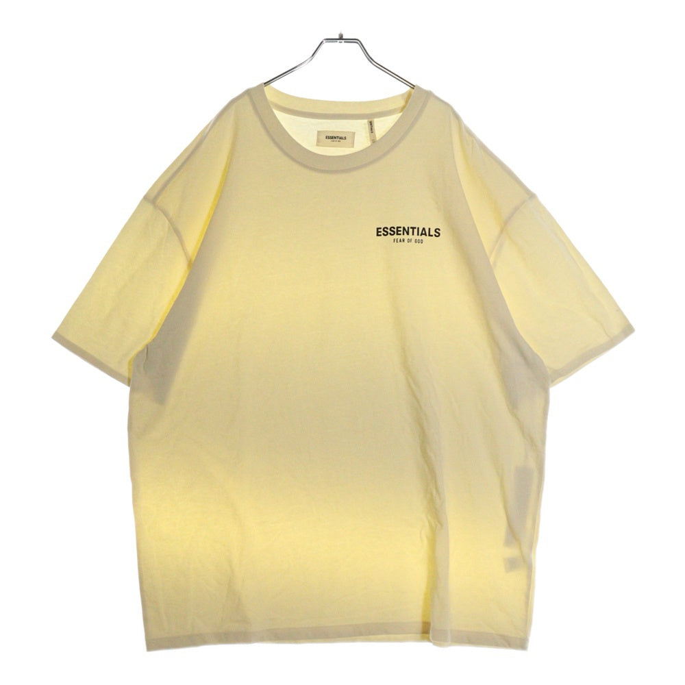 FEAR OF GOD ESSENTIALS(フィアオブゴッド エッセンシャルズ) S/S T-SHIRT ロゴプリント 半袖Tシャツ クリーム