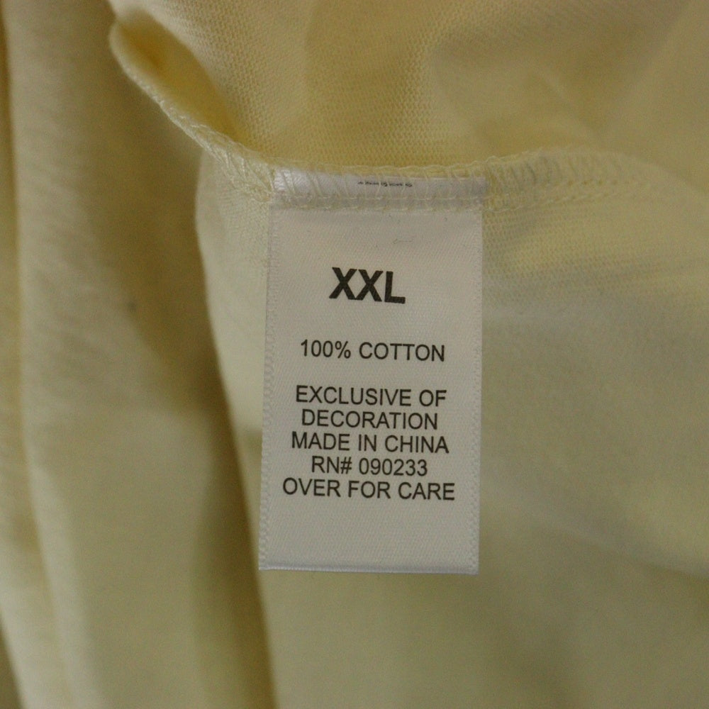 FEAR OF GOD ESSENTIALS(フィアオブゴッド エッセンシャルズ) S/S T-SHIRT ロゴプリント 半袖Tシャツ クリーム