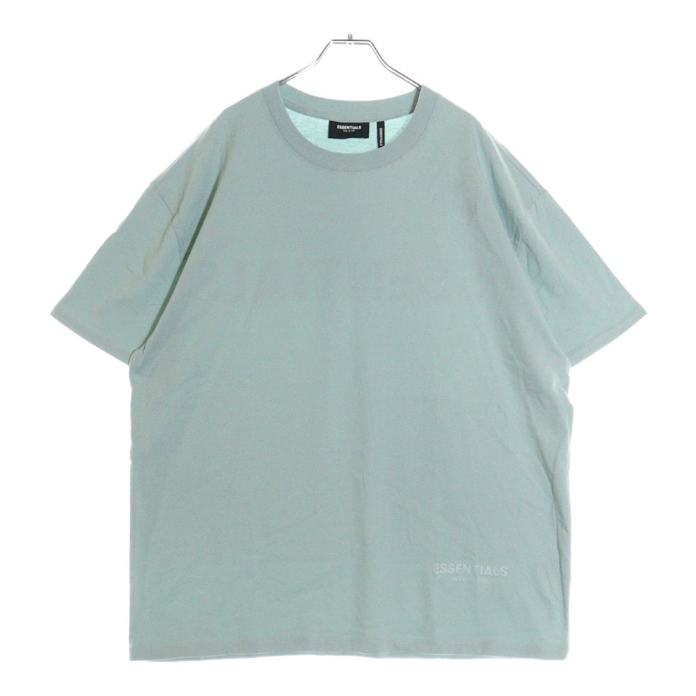 FEAR OF GOD ESSENTIALS(フィアオブゴッド エッセンシャルズ) S/S T-SHIRT バックロゴプリント 半袖Tシャツ ブルー