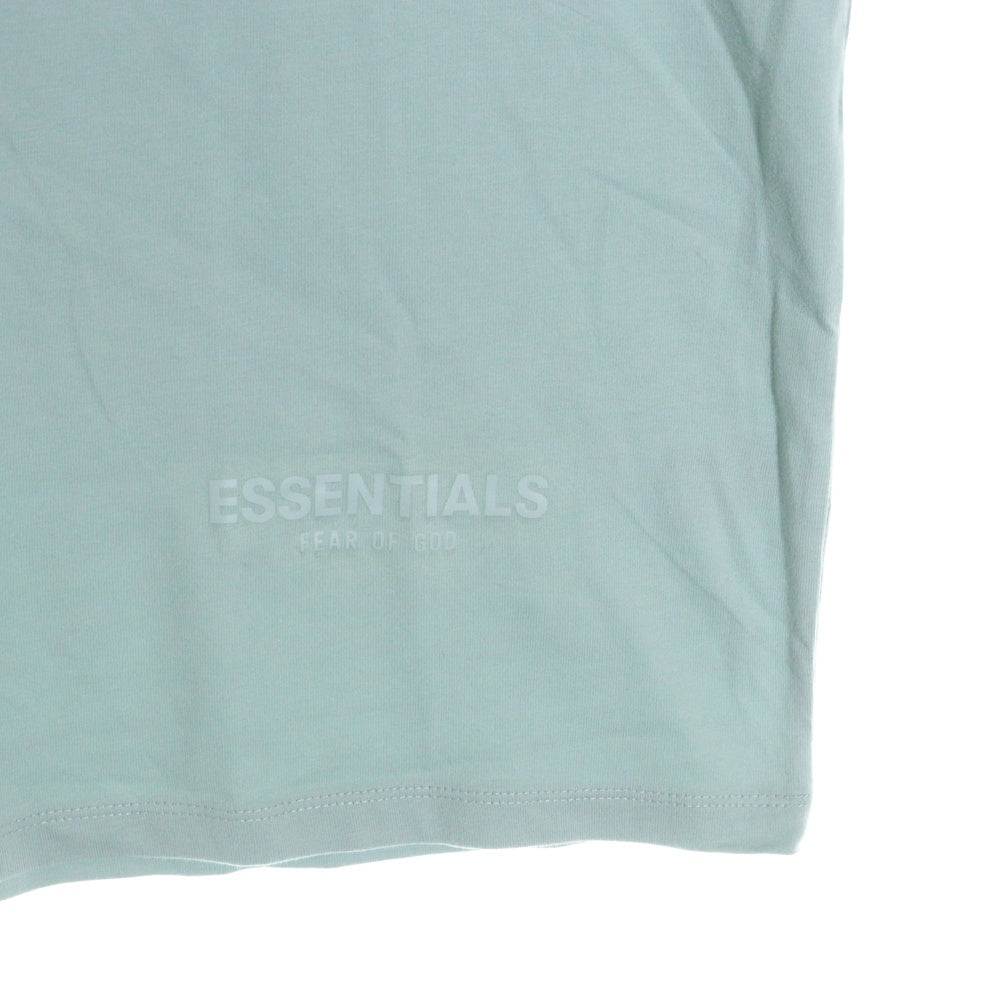 FEAR OF GOD ESSENTIALS(フィアオブゴッド エッセンシャルズ) S/S T-SHIRT バックロゴプリント 半袖Tシャツ ブルー