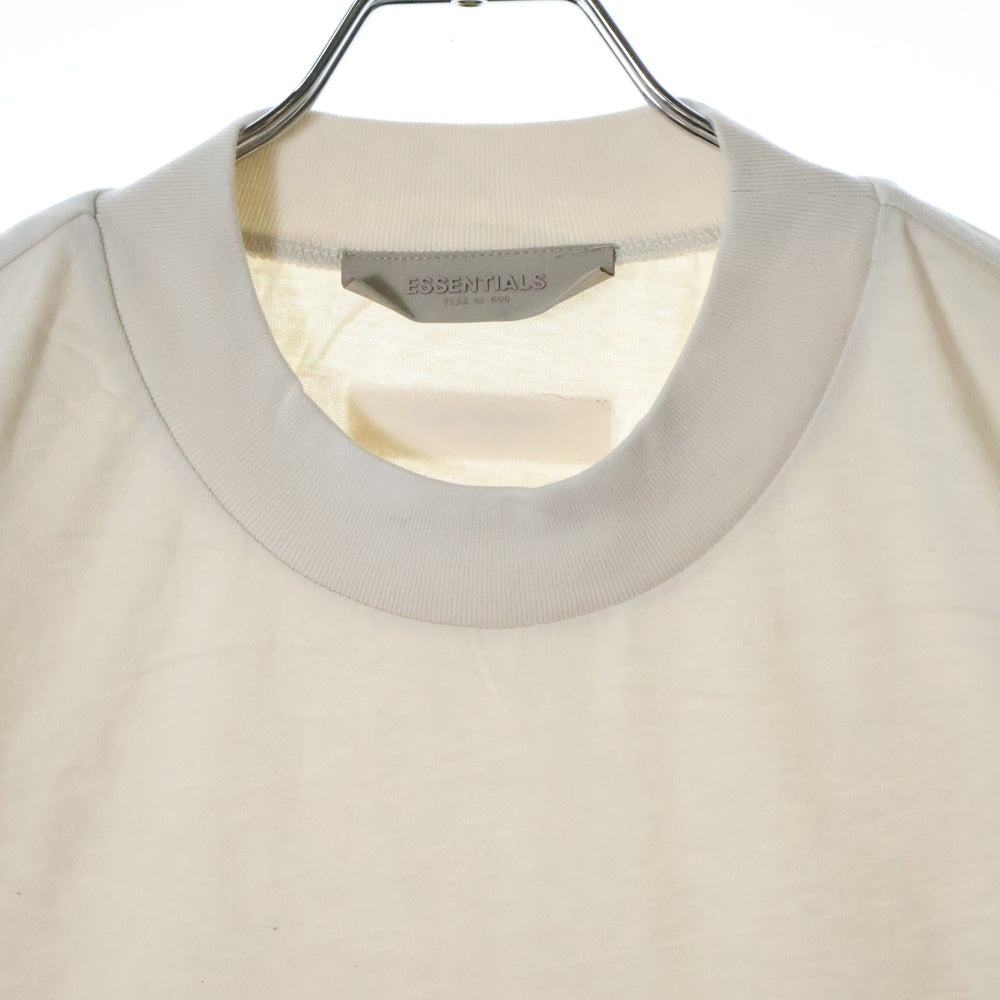 FEAR OF GOD ESSENTIALS(フィアオブゴッド エッセンシャルズ) S/S T-SHIRT ラバーロゴ 半袖Tシャツ ベージュ