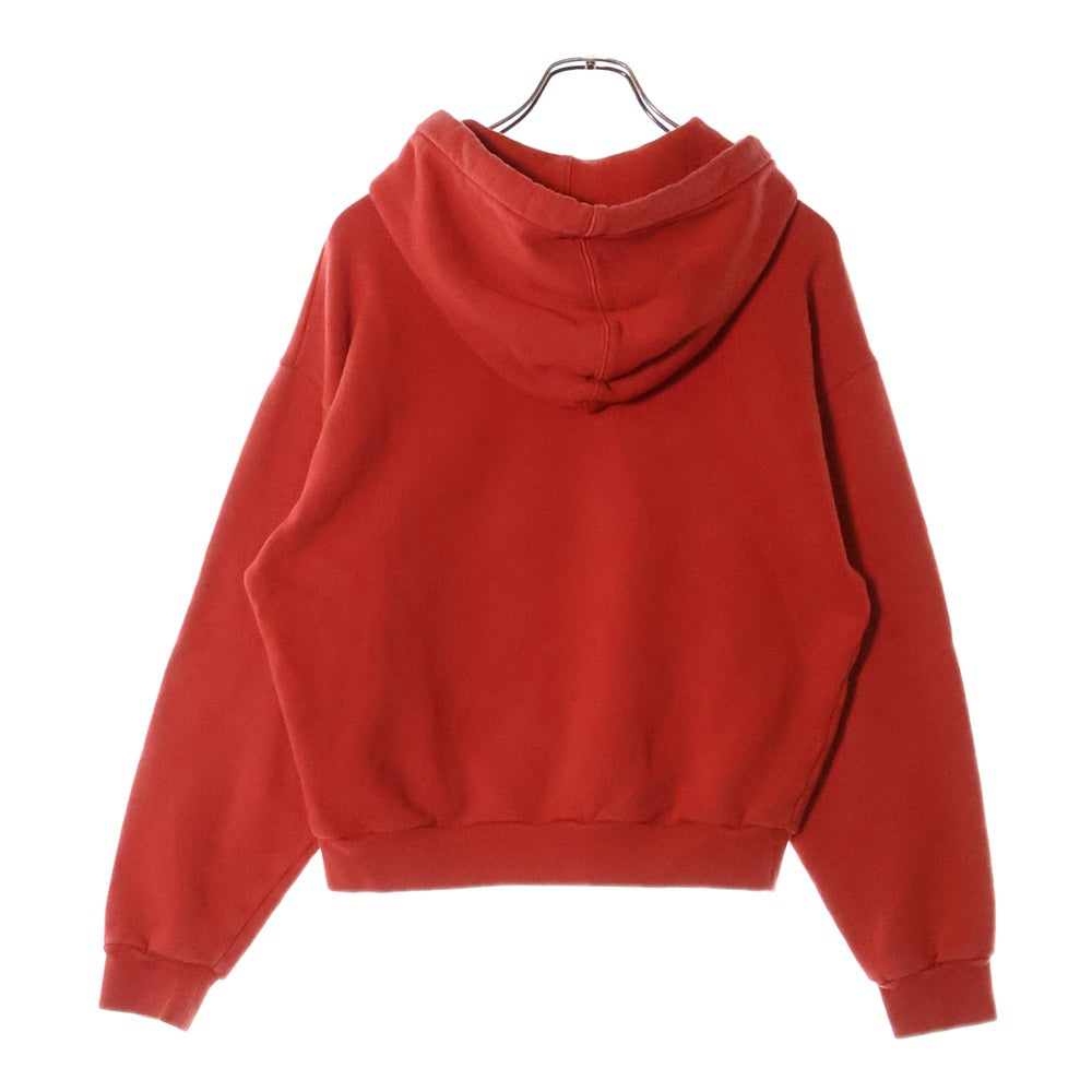 GUCCI(グッチ) Logo Print Hoodie ロゴプリント プルオーバースウェットパーカー フーディー レッド 604974 XJB1C