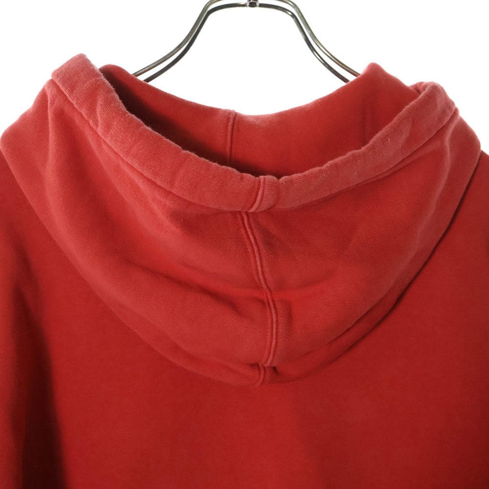 GUCCI(グッチ) Logo Print Hoodie ロゴプリント プルオーバースウェットパーカー フーディー レッド 604974 XJB1C