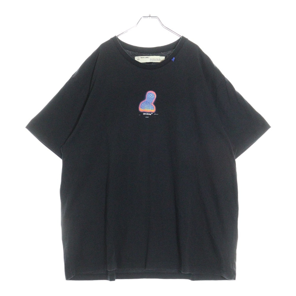 OFF-WHITE(オフホワイト) 19AW HumanT-Shirt 半袖Tシャツ ブラック OMAA038E19185006