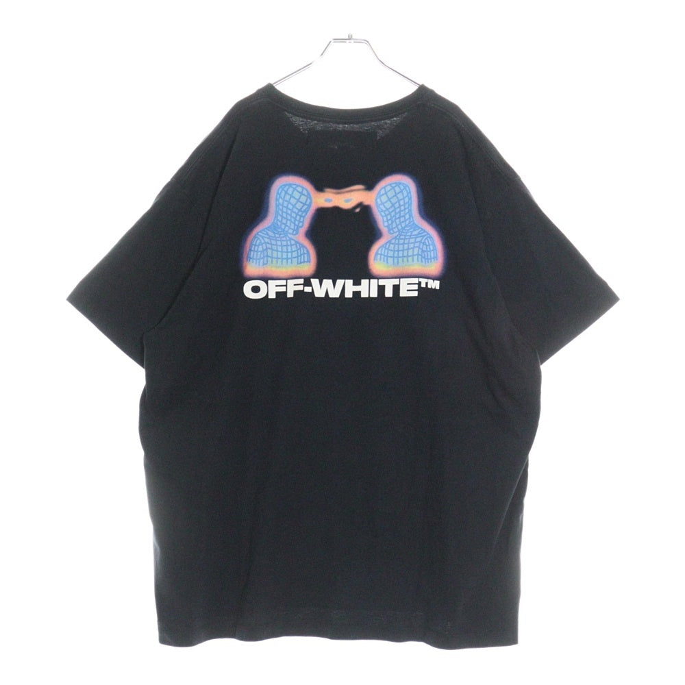 OFF-WHITE(オフホワイト) 19AW HumanT-Shirt 半袖Tシャツ ブラック OMAA038E19185006