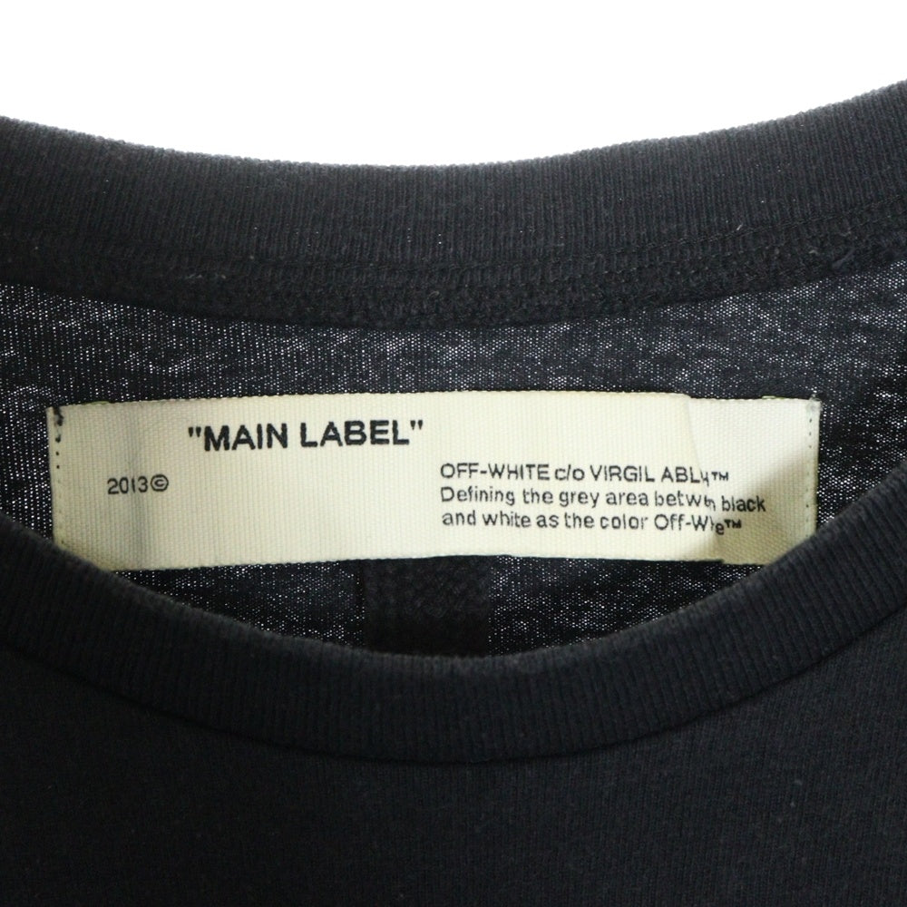 OFF-WHITE(オフホワイト) 19AW HumanT-Shirt 半袖Tシャツ ブラック OMAA038E19185006