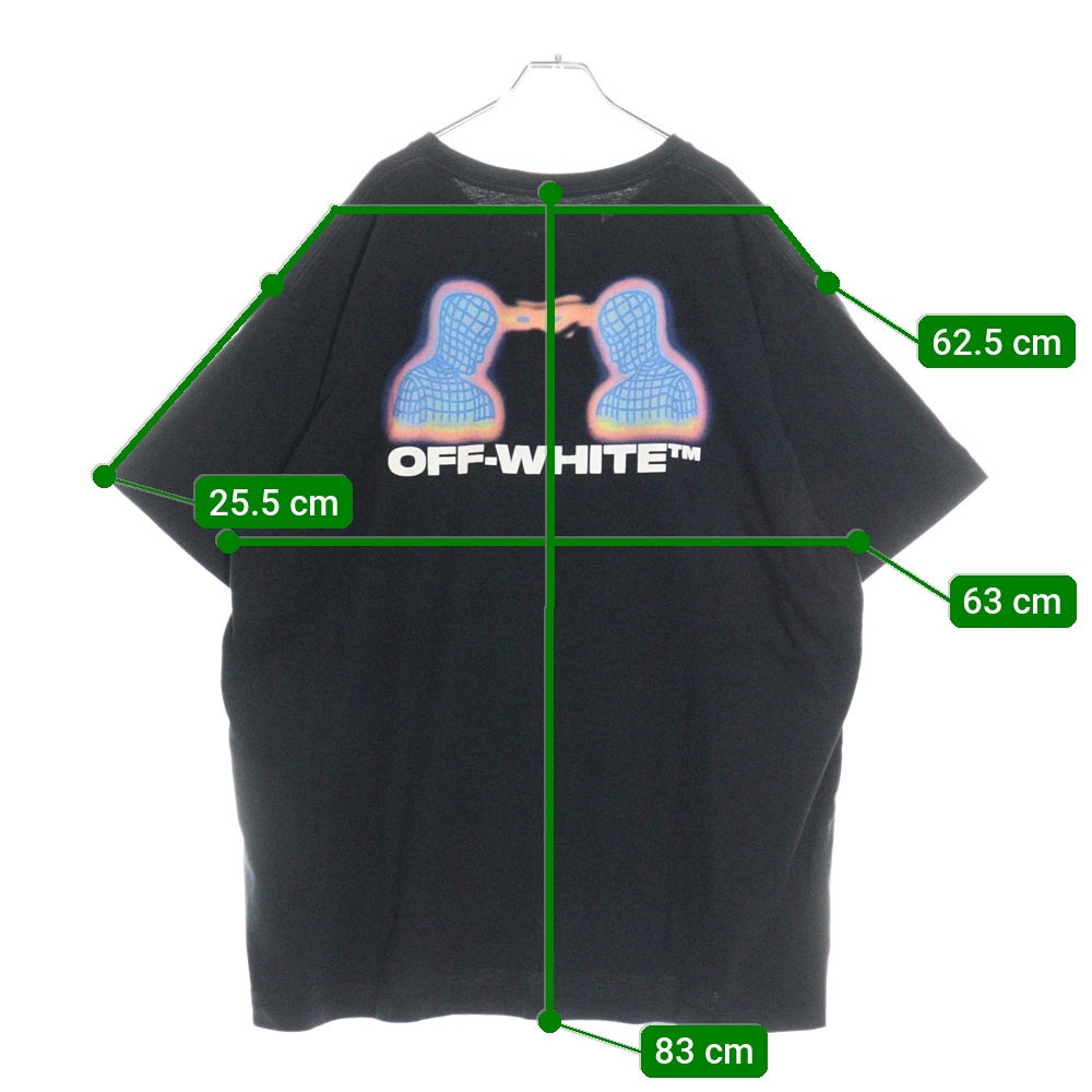 OFF-WHITE(オフホワイト) 19AW HumanT-Shirt 半袖Tシャツ ブラック OMAA038E19185006