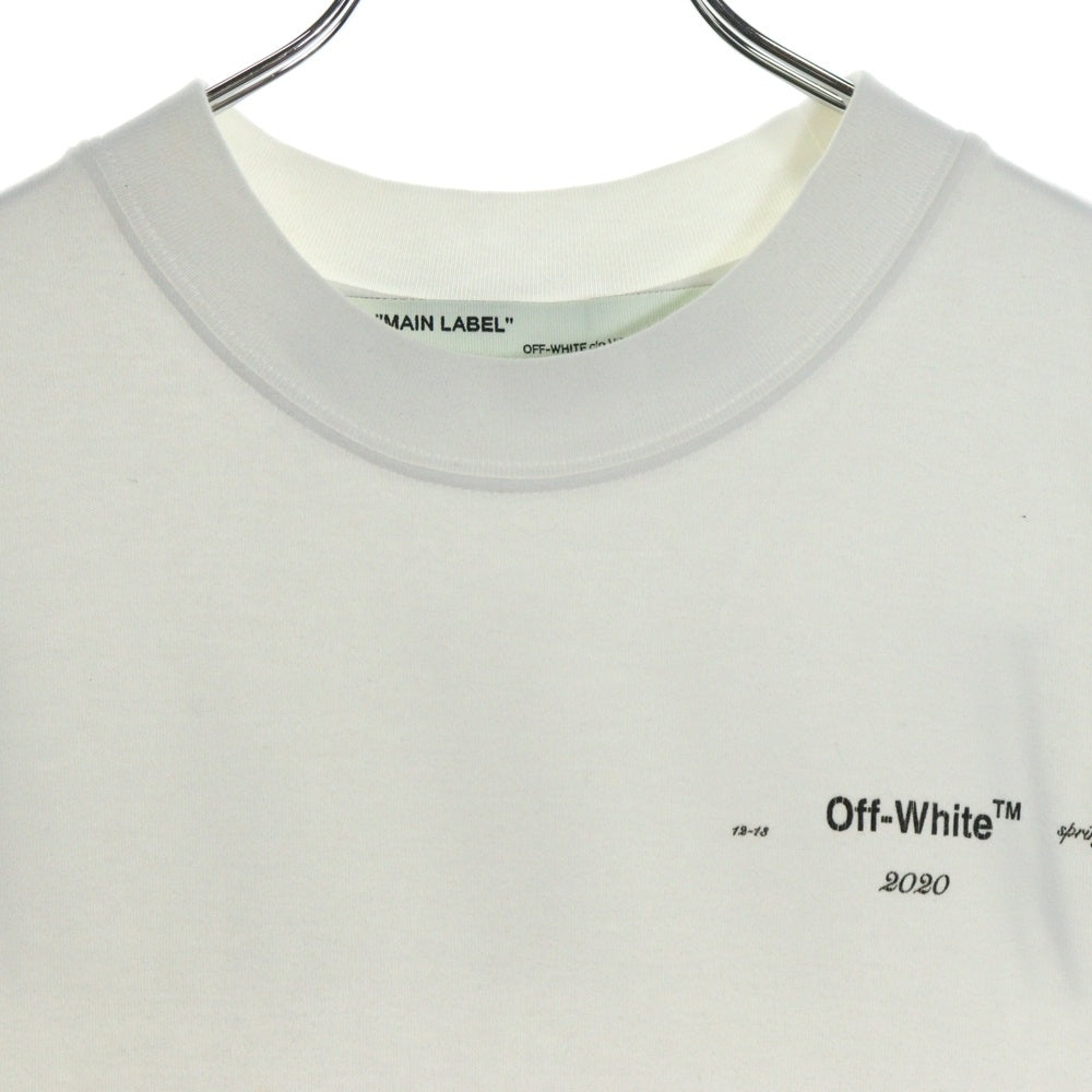 OFF-WHITE(オフホワイト) 20SS Sweat T-Shirt 半袖Tシャツ ホワイト OWAA072R20H84128