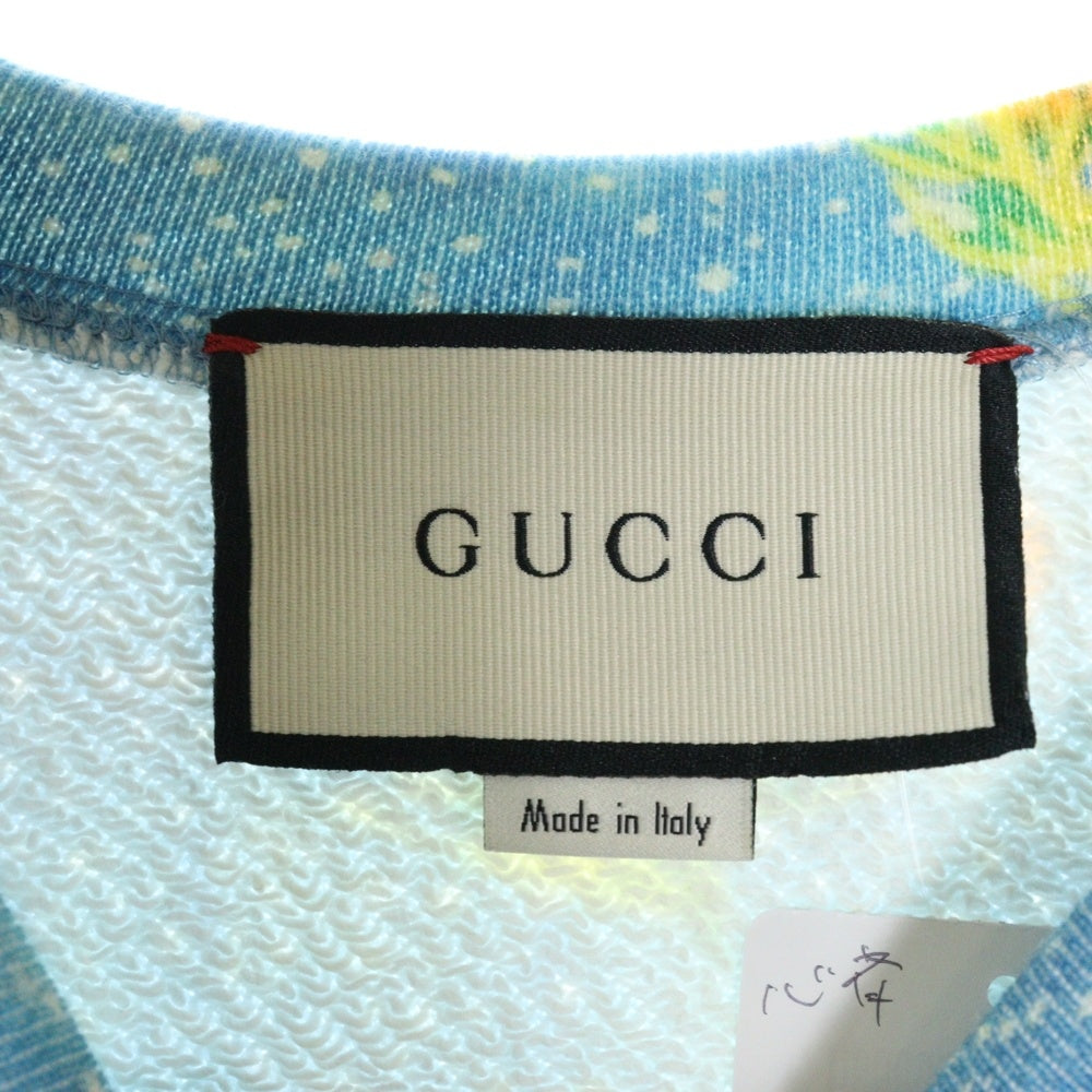 GUCCI(グッチ) ×MLB Sweatshirt 井出ちかえ ロゴ刺繍 クルーネックスウェットトレーナー マルチ 469250 X915B