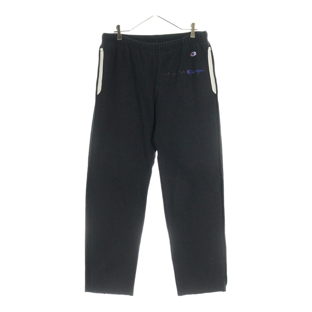 OFF-WHITE(オフホワイト) 17SS ×Champion Sweat Pants チャンピオン スウェットパンツ ブラック