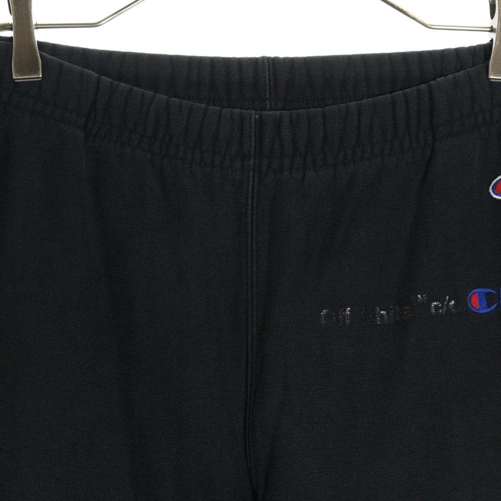 OFF-WHITE(オフホワイト) 17SS ×Champion Sweat Pants チャンピオン スウェットパンツ ブラック