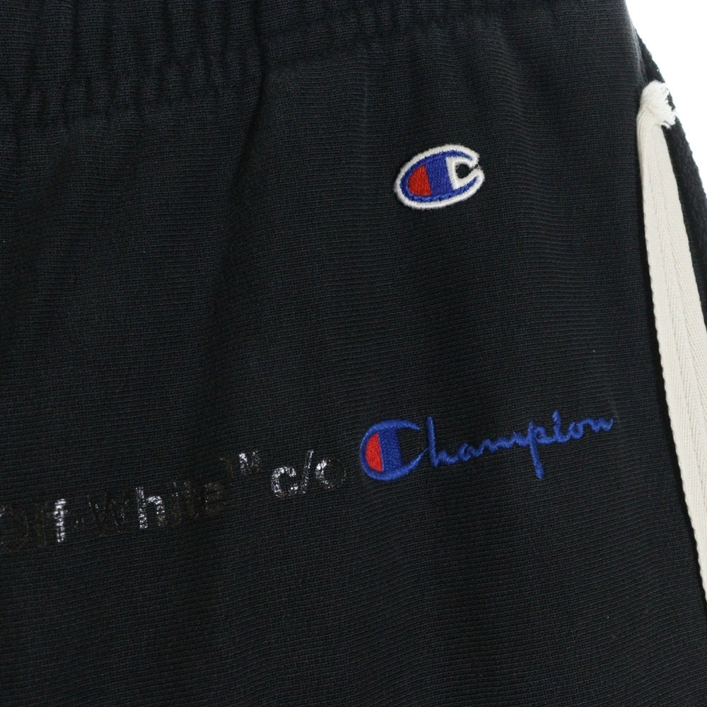OFF-WHITE(オフホワイト) 17SS ×Champion Sweat Pants チャンピオン スウェットパンツ ブラック