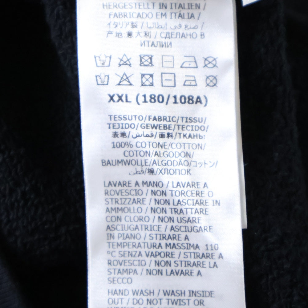 GUCCI(グッチ) 21SS ×Disney Donald Duck Hoodie ディズニー キャラクタープリント ダメージ加工 プルオーバースウェットパーカー ブラック 623244 XJDAI