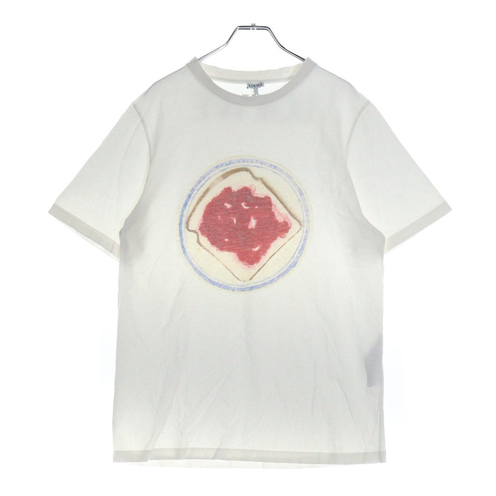 LOEWE(ロエベ) Jam Print T-Shirt ジャムプリント 半袖Tシャツ ホワイト S359333XCH
