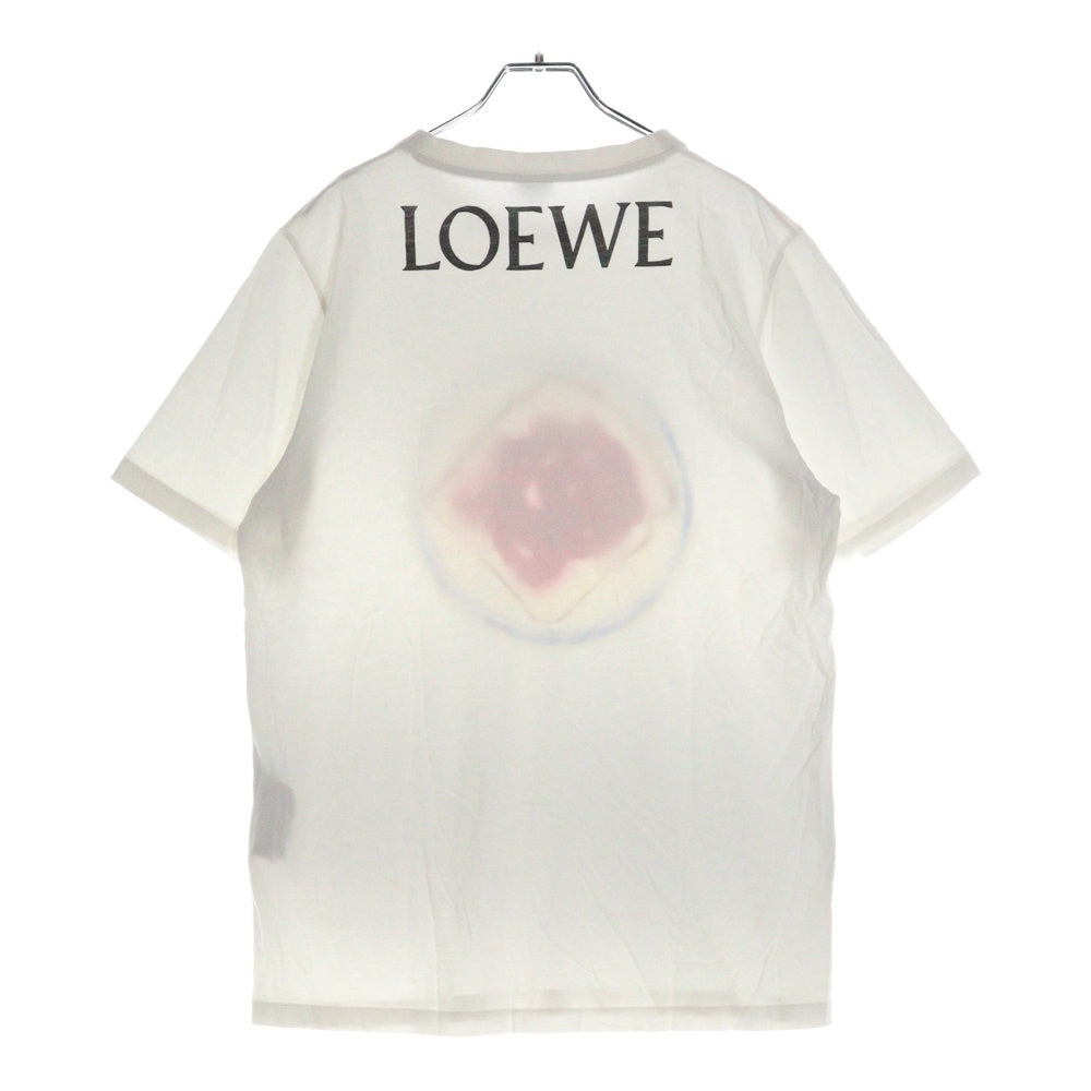 LOEWE(ロエベ) Jam Print T-Shirt ジャムプリント 半袖Tシャツ ホワイト S359333XCH