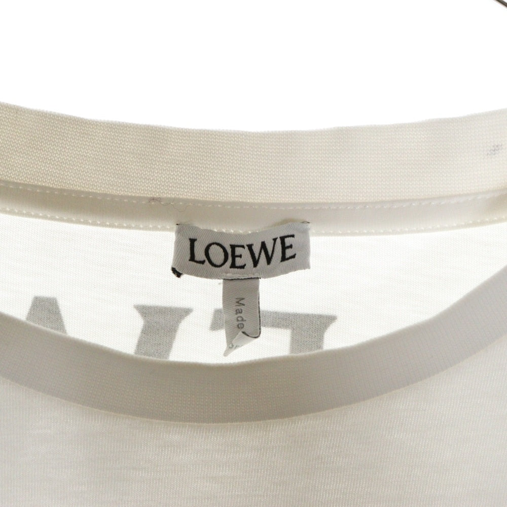 LOEWE(ロエベ) Jam Print T-Shirt ジャムプリント 半袖Tシャツ ホワイト S359333XCH