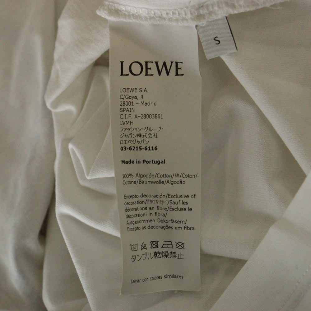 LOEWE(ロエベ) Jam Print T-Shirt ジャムプリント 半袖Tシャツ ホワイト S359333XCH