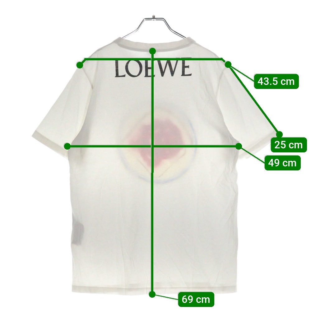 LOEWE(ロエベ) Jam Print T-Shirt ジャムプリント 半袖Tシャツ ホワイト S359333XCH