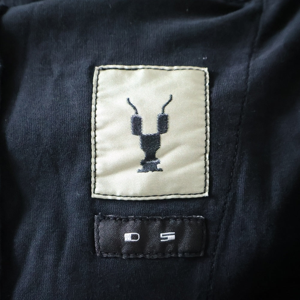 DRKSHDW(ダークシャドウ) 17AW Prisonner プリズナー ドローストリング サルエルパンツ ブラック DU17F2394-RN