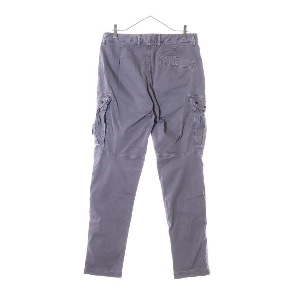 STONE ISLAND(ストーンアイランド) Cargo Pants ロゴワッペン ウォッシュド加工 カーゴパンツ グレー 701530504