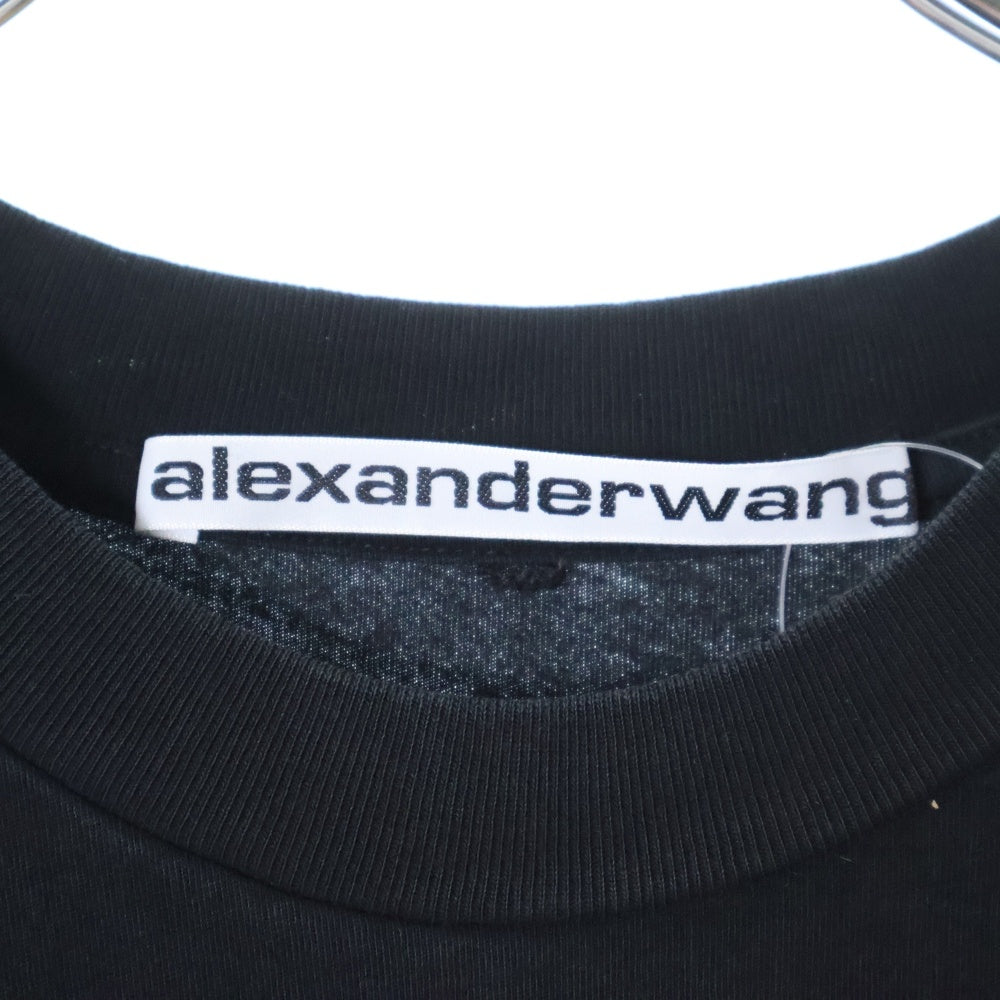 ALEXANDER WANG(アレキサンダーワン) wang T-Shirt レインボーロゴ 半袖Tシャツ ブラック